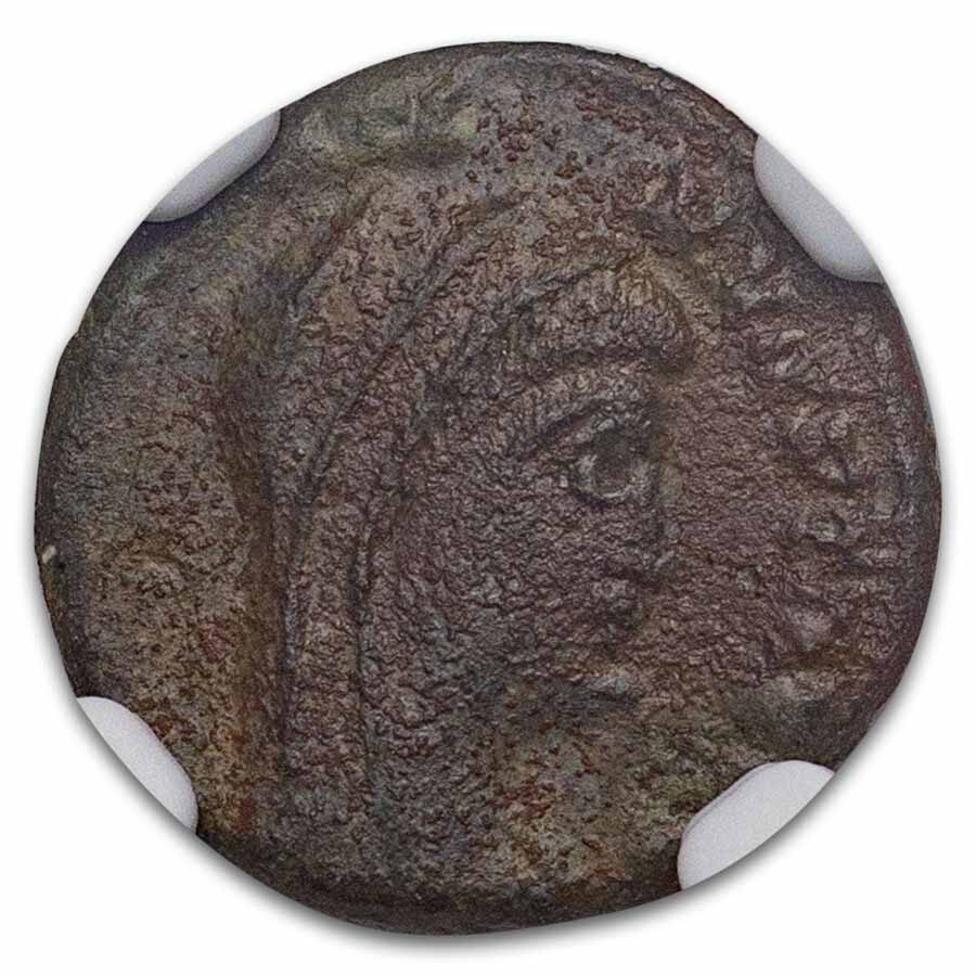 Roman AE4 Bi Nummus Constantine I (307-337 AD) XF NGC