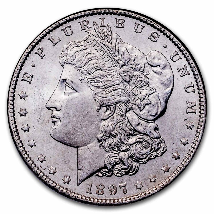 1897 Morgan Dollar MS-65 NGC