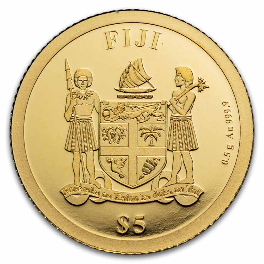 2026 Fiji 1/2 gram Gold Lunar Year of the Horse (In Blister Pack)