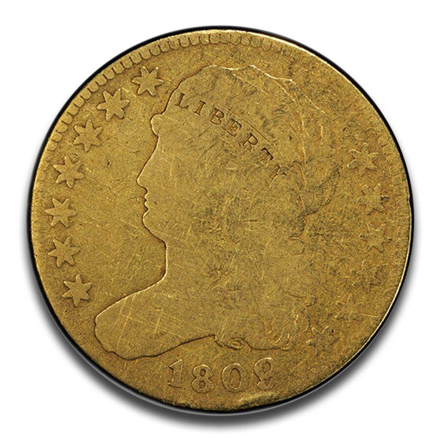 1809/8 Capped Bust $5 Gold Half Eagle Good-4 PCGS