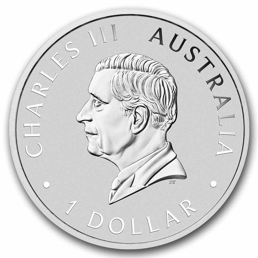 2026 AUS 1 oz Silver Colorized Kookaburra BU (World Money Fair)