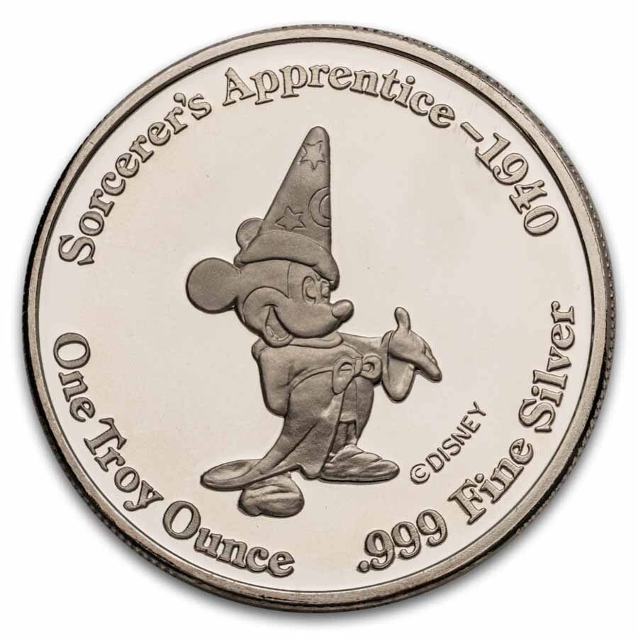 1 oz Silver Round - 1994 Walt Disney World Resort