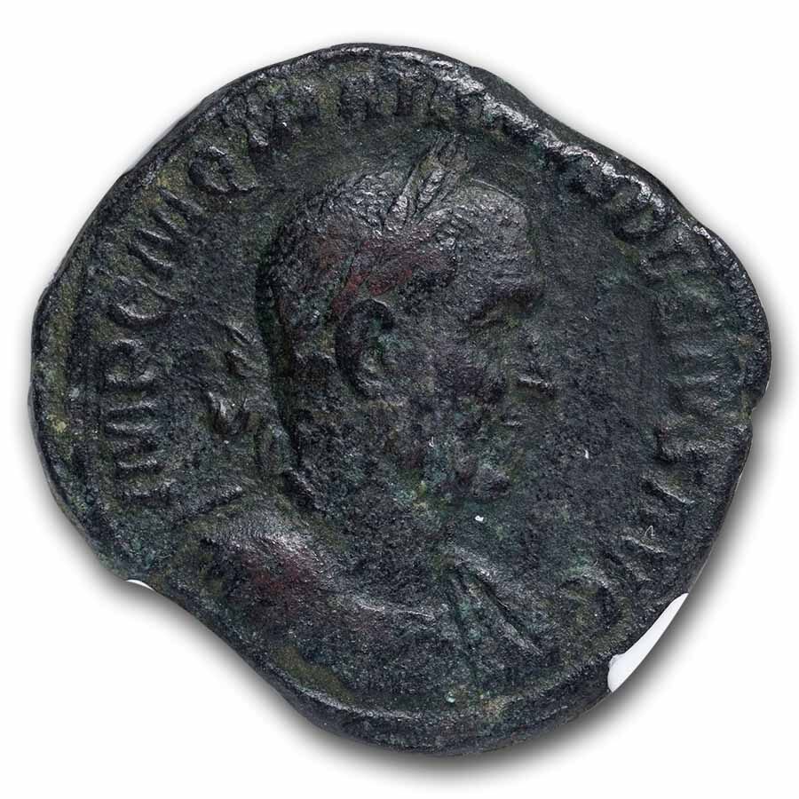 Roman Empire AE Sestertius Trajan Decius (249-251) VF NGC RIC-105