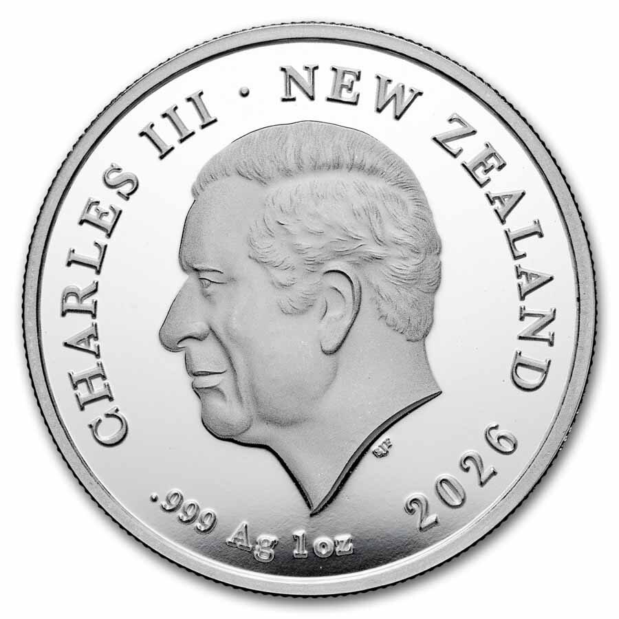 2026 New Zealand 1 oz Silver Dwelling Taniwha: Forest BU