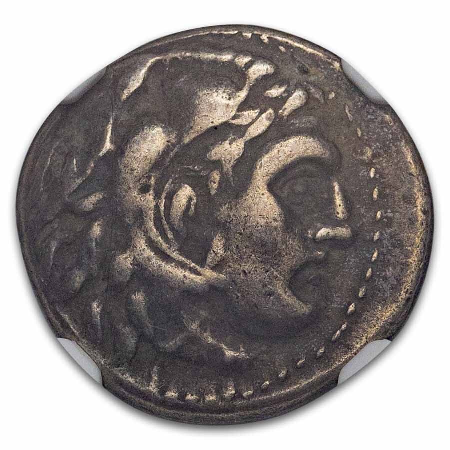 Kingdom of Macedon AR Drachm Philip III (323-317 BC) Ch VF NGC