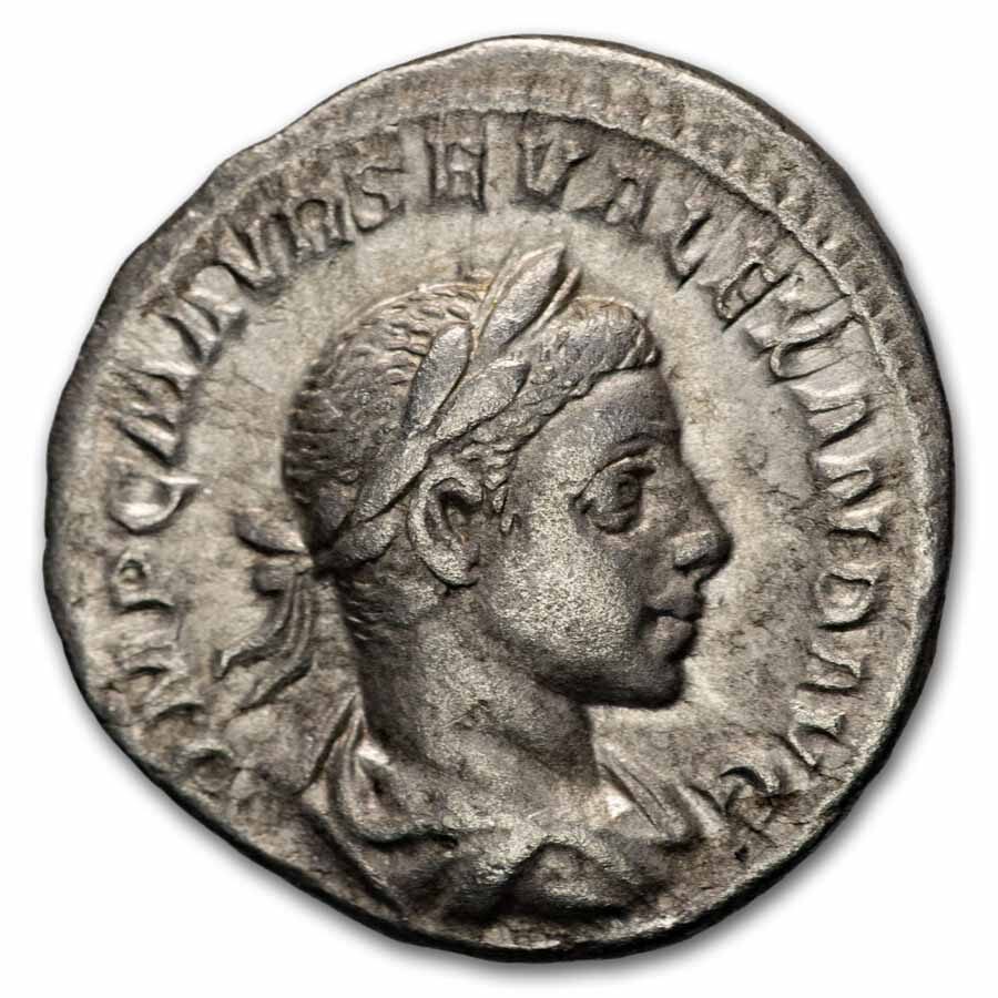 Roman AR Denarius Sev. Alexander (222-235 AD) XF (Random Coin)