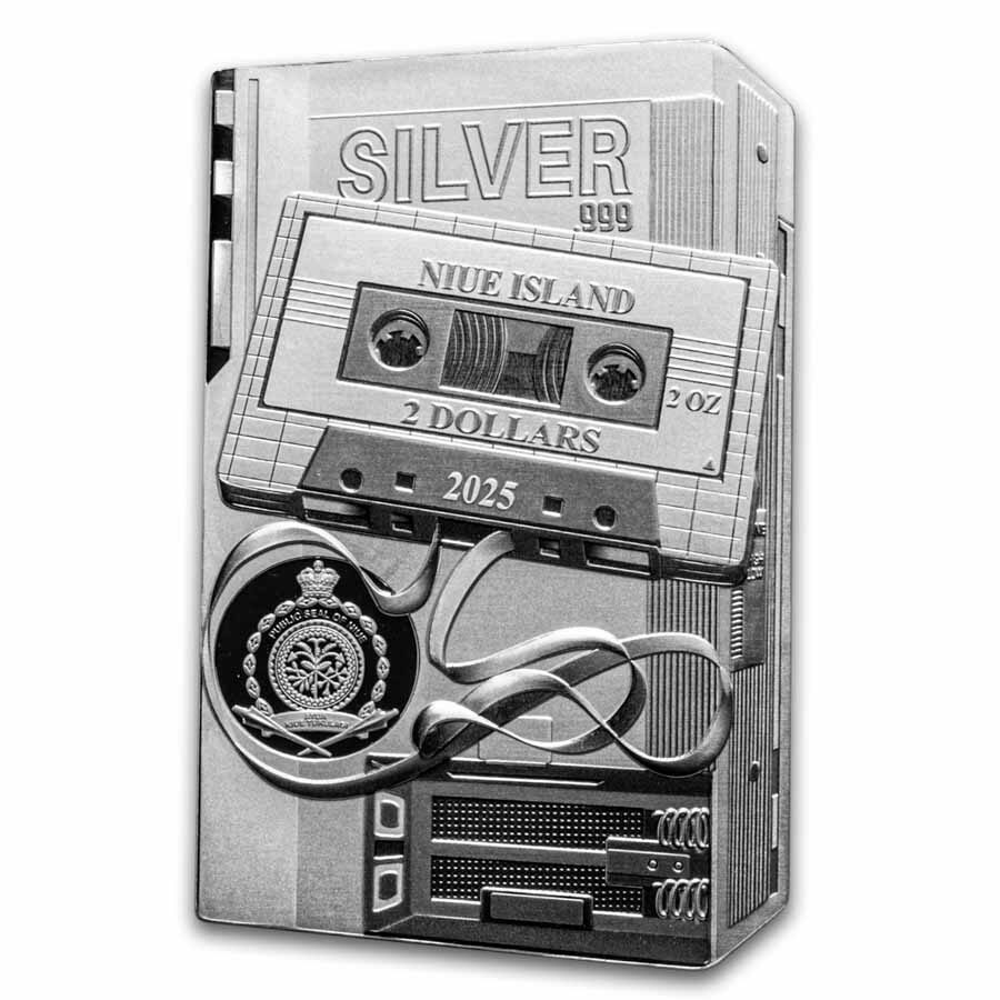 2025 Niue 2 oz Silver TechStalgic; Walkman (w/ Box & COA)