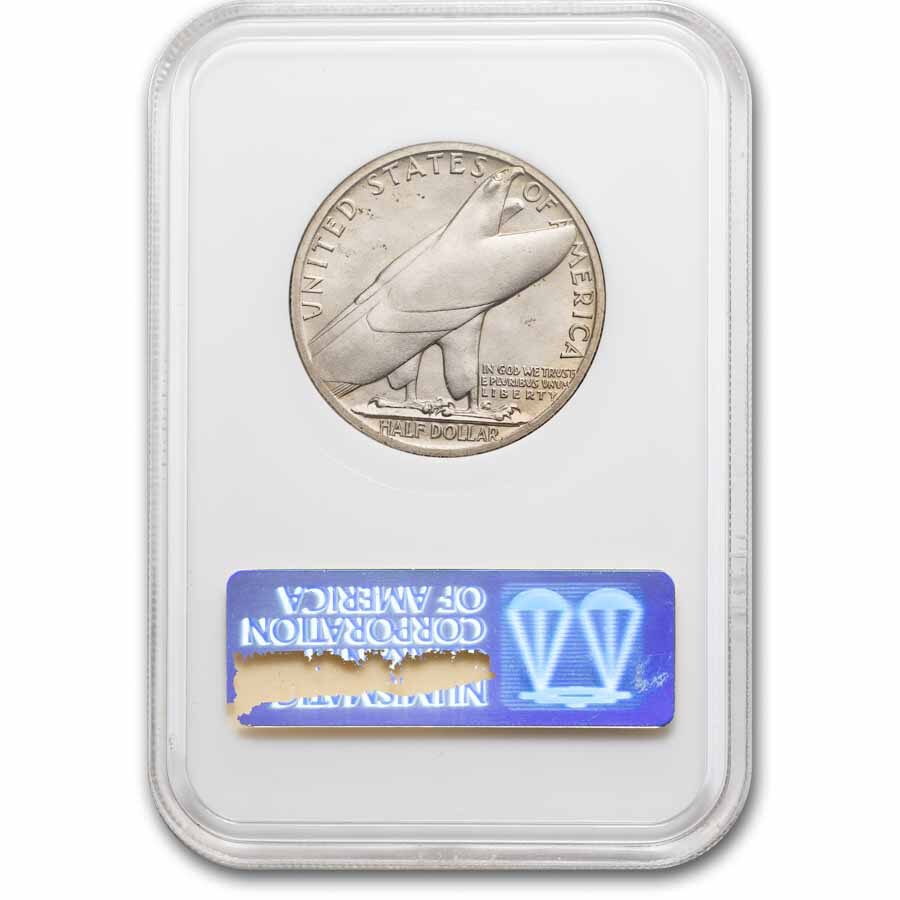 1936 Bridgeport Half Dollar MS-64 NGC (Fatty Holder)