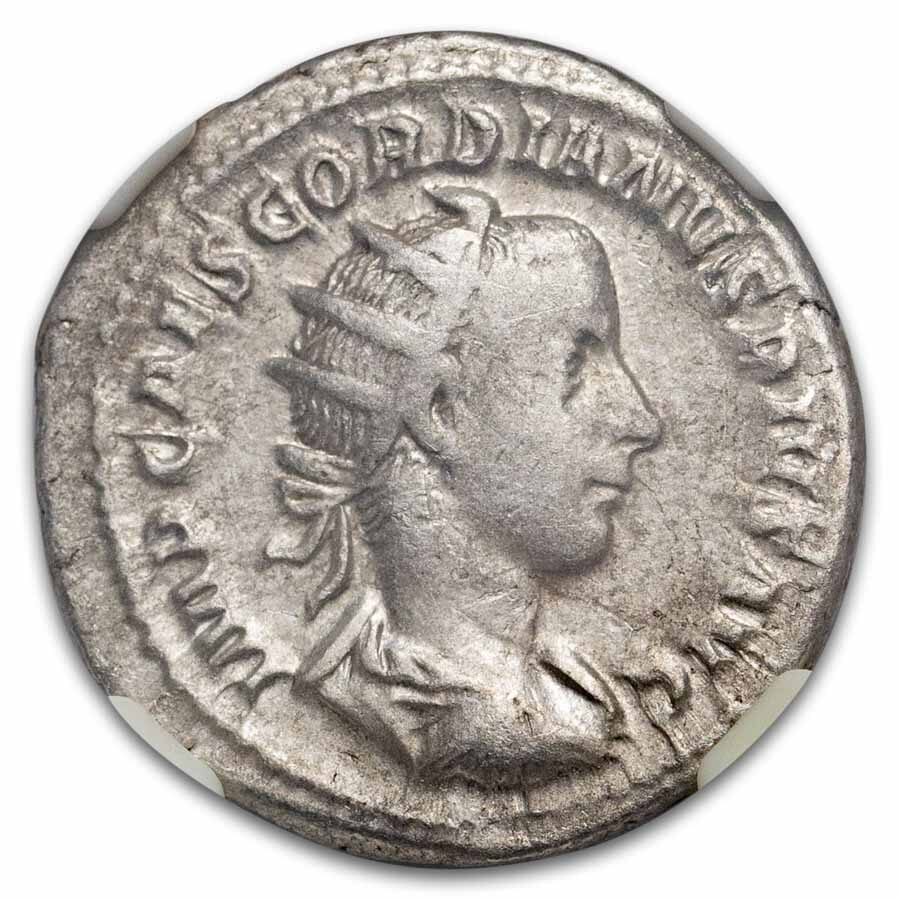 Roman Empire Double Denarius Gordian III (238-244 AD) VF NGC