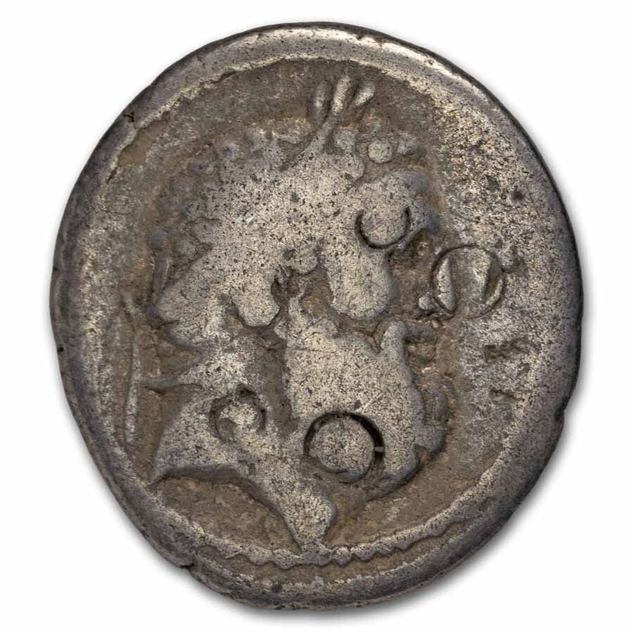Roman Rep. AR Denarius C. Vibius Varus (c.42 BC) VG (Cr-494/37)