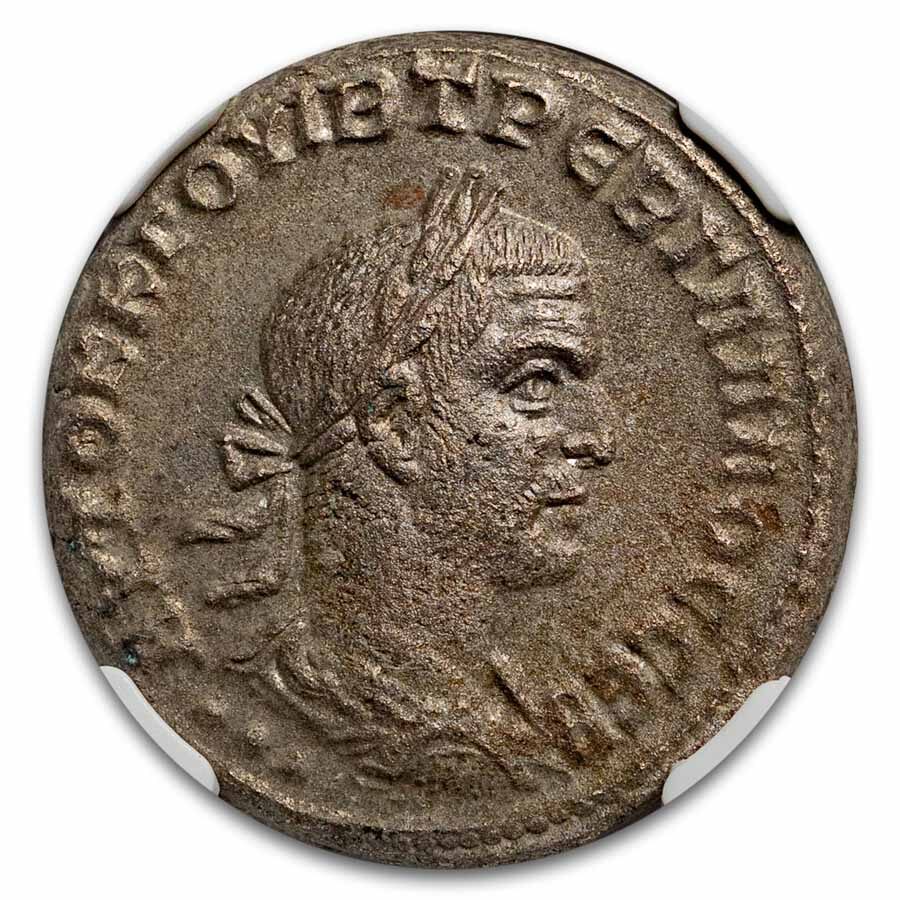 Roman Prov. BI Tetradrachm Treb. Gallus (251-253 AD) Ch XF NGC