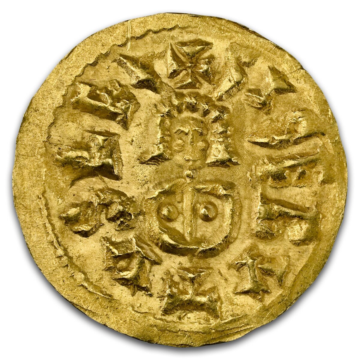 Visigoths Gold Tremissis Sisebut (612-621 AD) MS-64 NGC