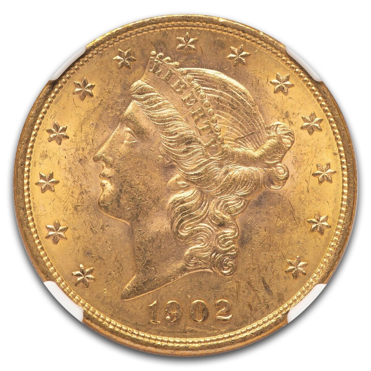 1902 $20 Liberty Gold Double Eagle MS-63 NGC