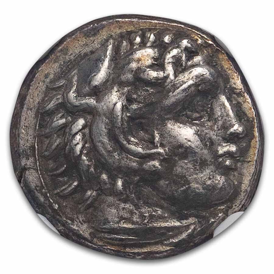 Macedon Alexander III Drachm (336-323 BC) Ch XF NGC Posthu. Issue
