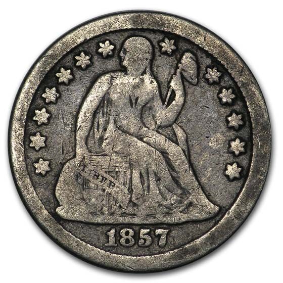 1857-O Liberty Seated Dime Good