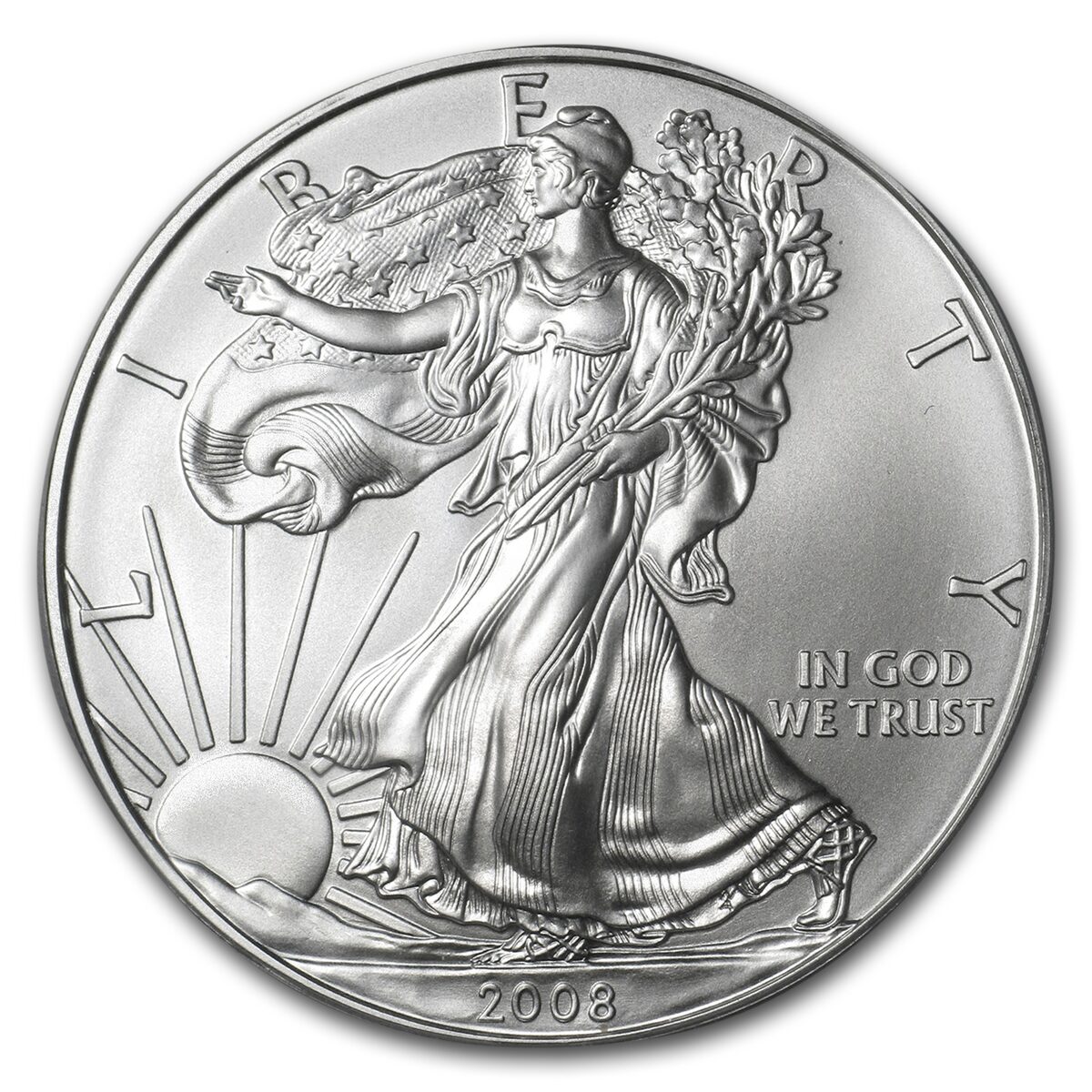2008 American Silver Eagle MS-70 PCGS (FirstStrike®)