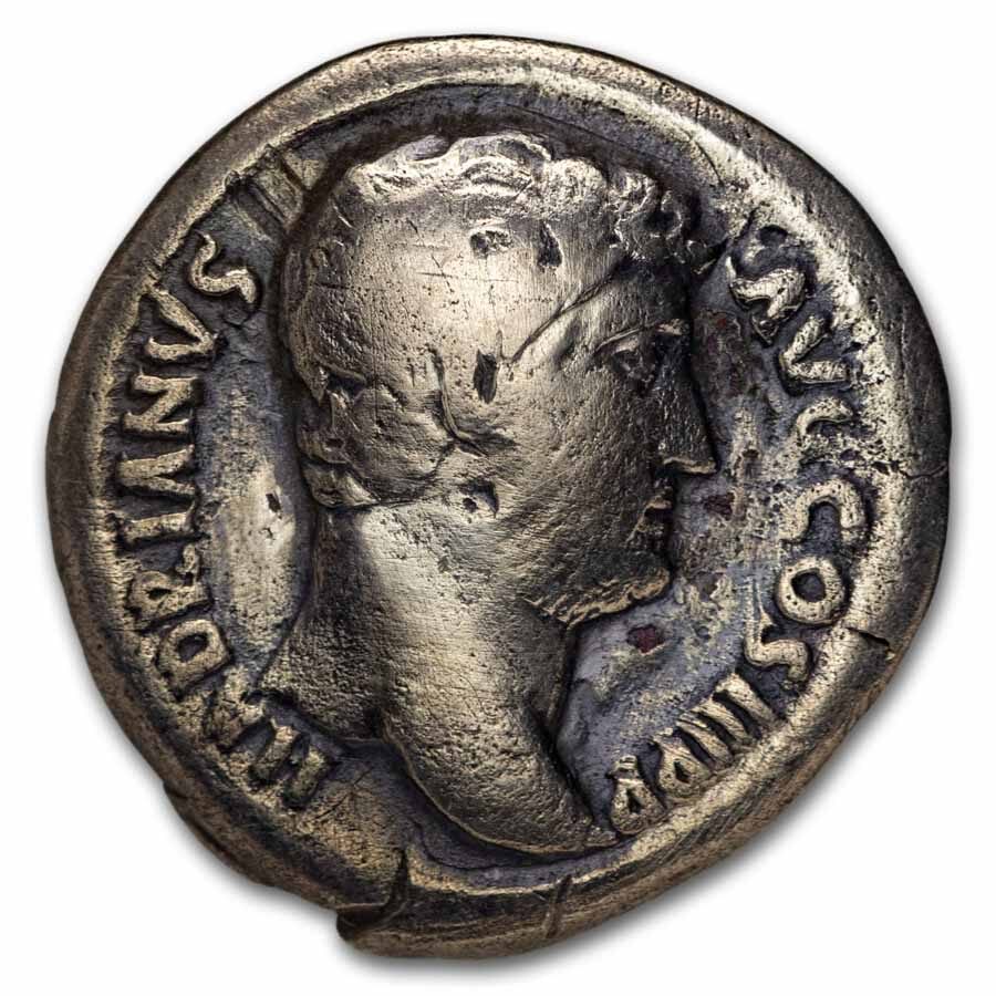 Roman AR Denarius Hadrian (117-138 AD) VG-Fine (Random Coin)