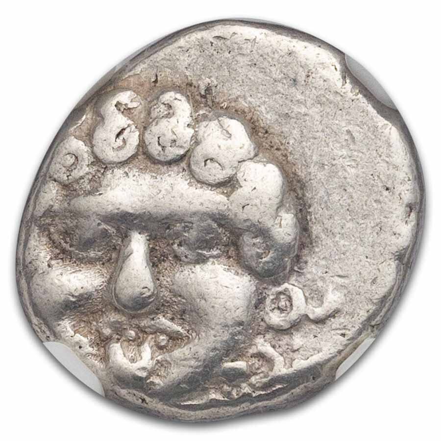Thrace Apollonia Pontica AR Drachm (late 5th-4th cent BC) VF NGC