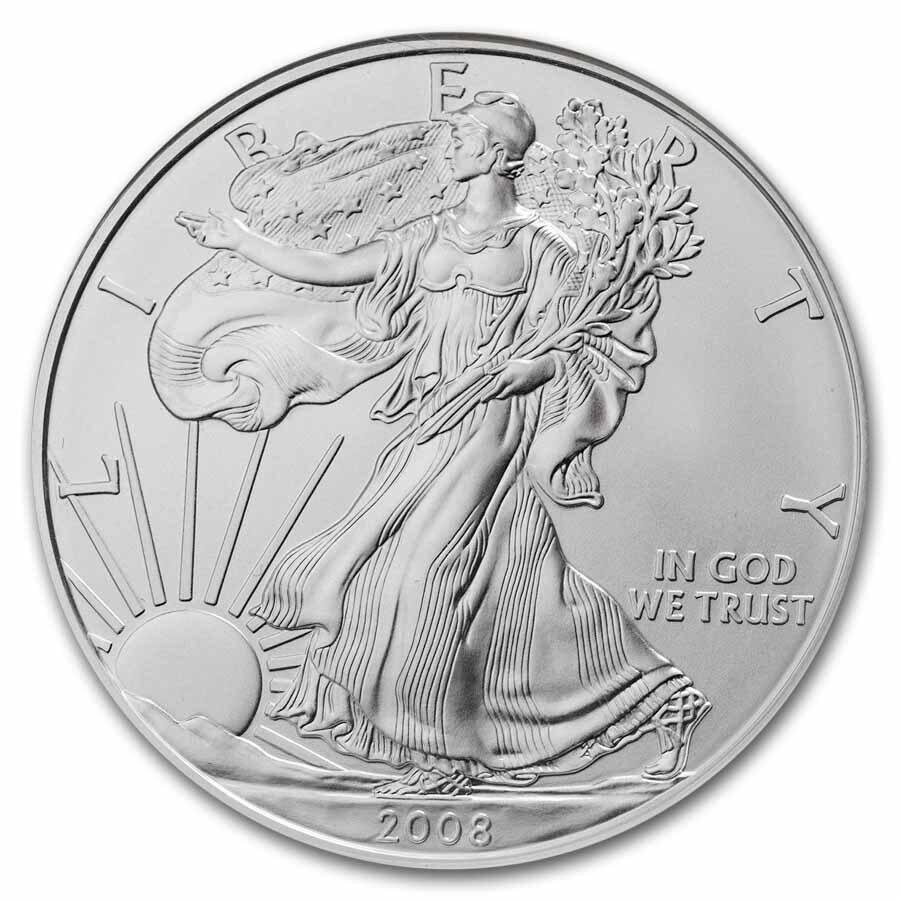 2008 American Silver Eagle MS-70 NGC (Early Releases)