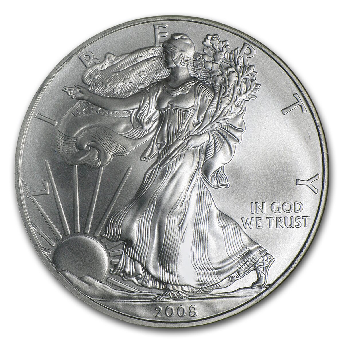 2008 American Silver Eagle MS-69 NGC (Early Release)