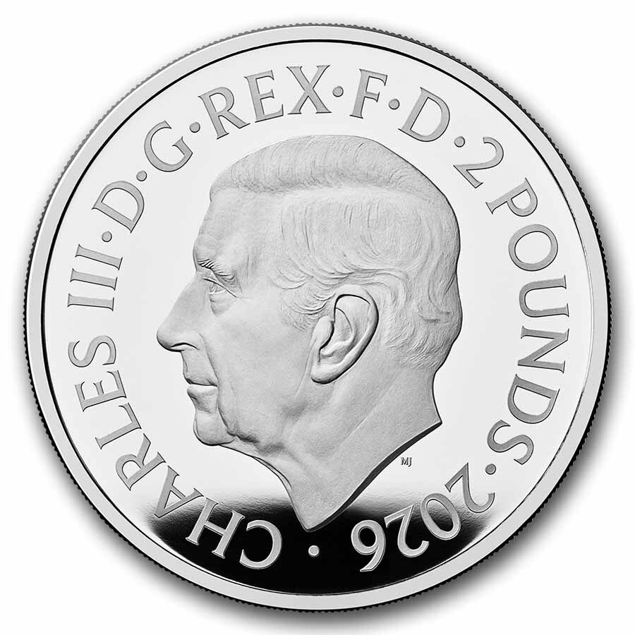 2026 Great Britain The Angel 1 oz Silver Prf Coin (w/ Box & COA)