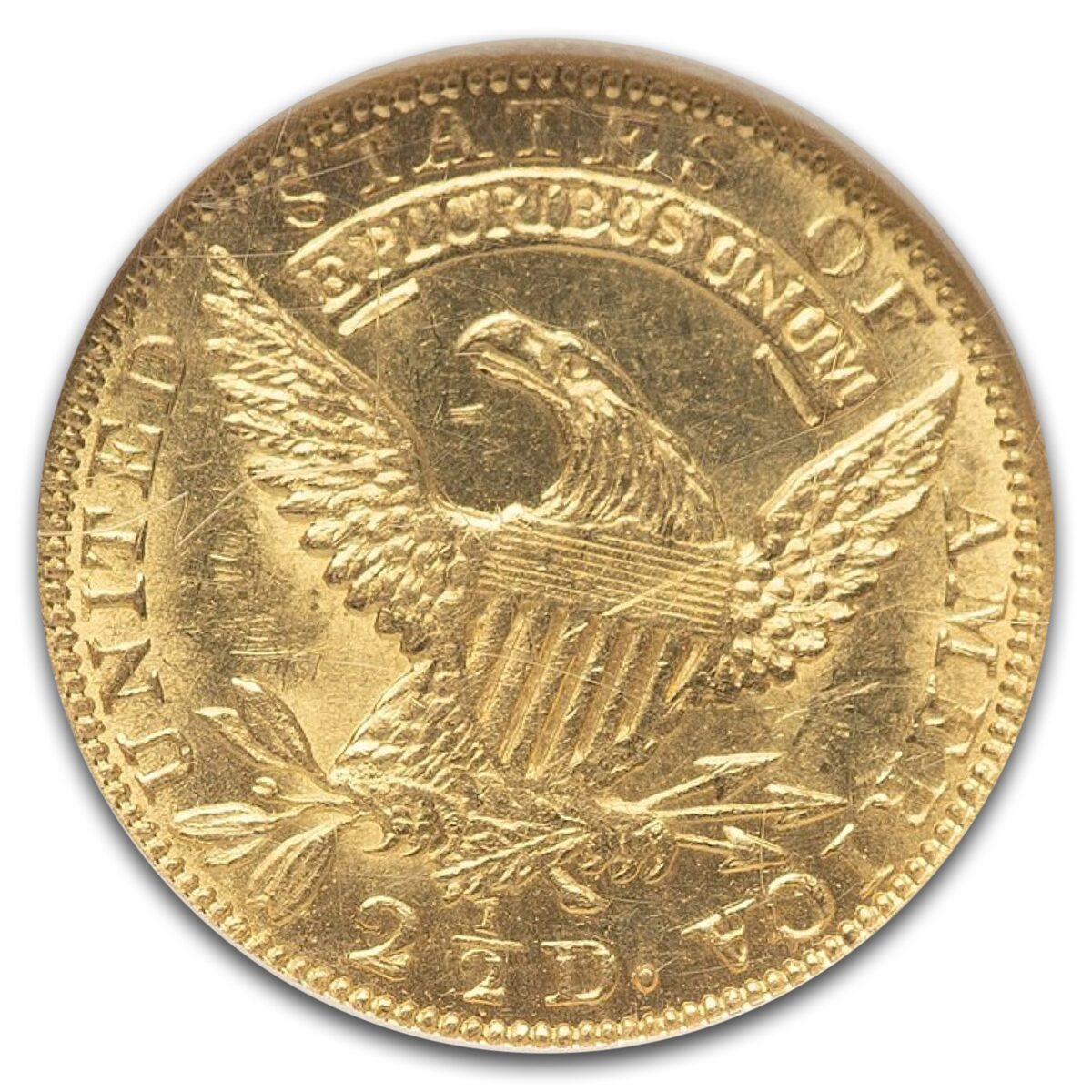 1829 $2.50 Capped Bust Gold Quarter Eagle MS-63 NGC