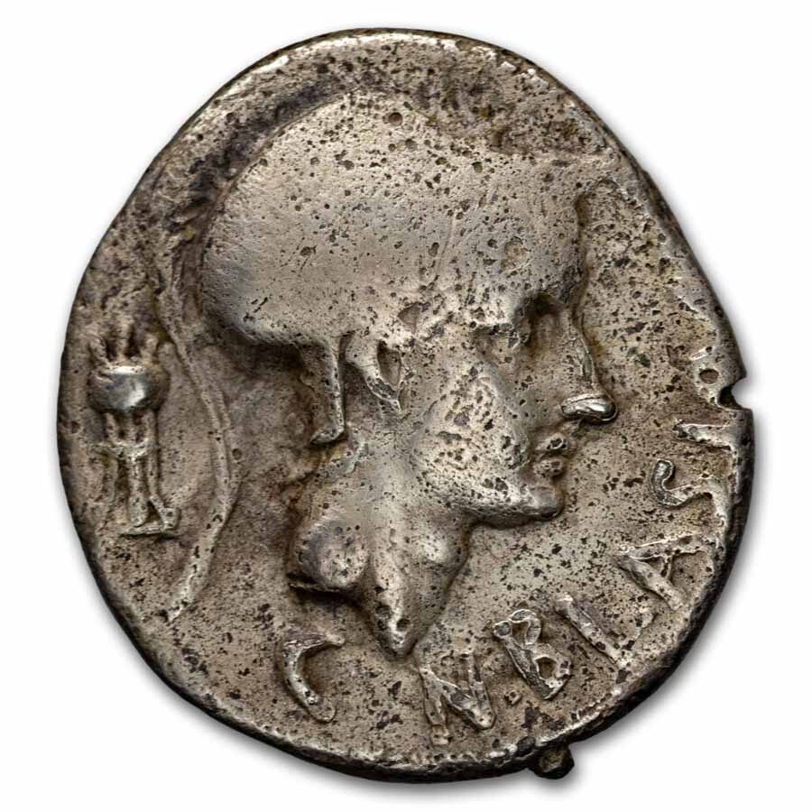 Roman Republic AR Denarius C. Blasio (112-111 BC) VG (Cr-296/1j)