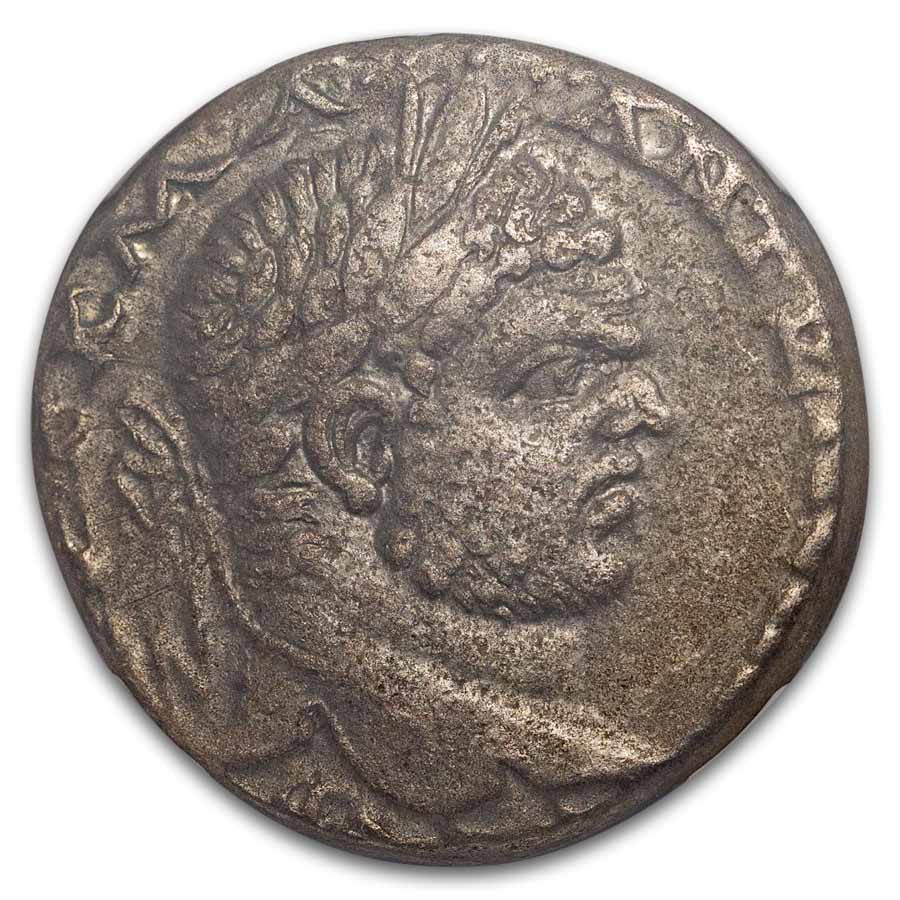 Roman Antioch BI Tetradrachm Caracalla (198-217) Ch VF NGC