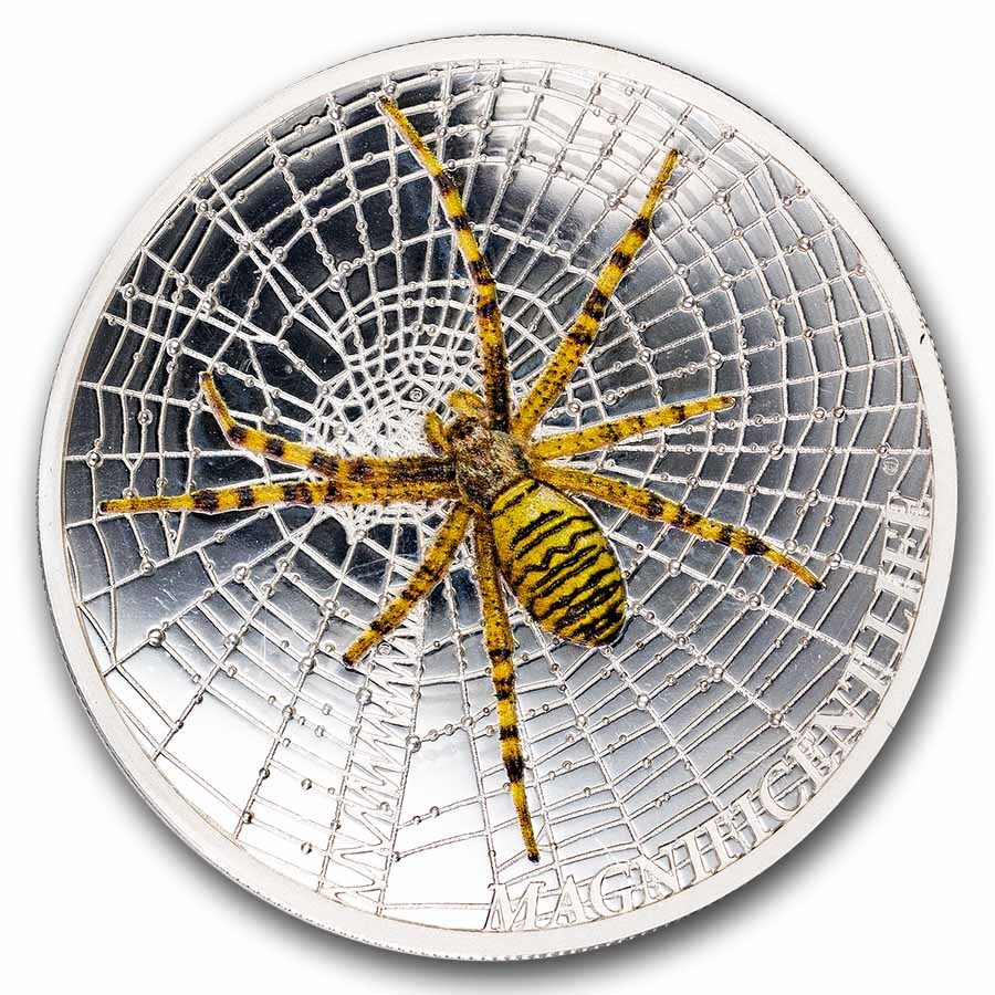 2016 Cook Islands 1 oz Silver Wasp Spider PR-69 PCGS (FS)
