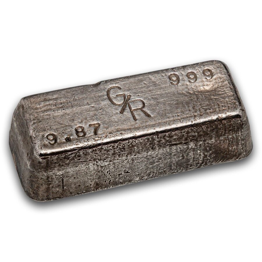 9.87 oz Silver Bar - Vintage G/R Bar