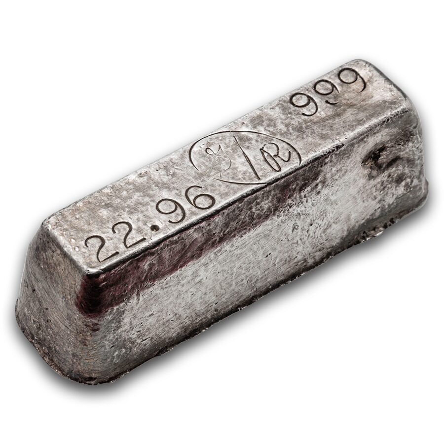 22.96 oz Silver Bar - Vintage G/R Bar