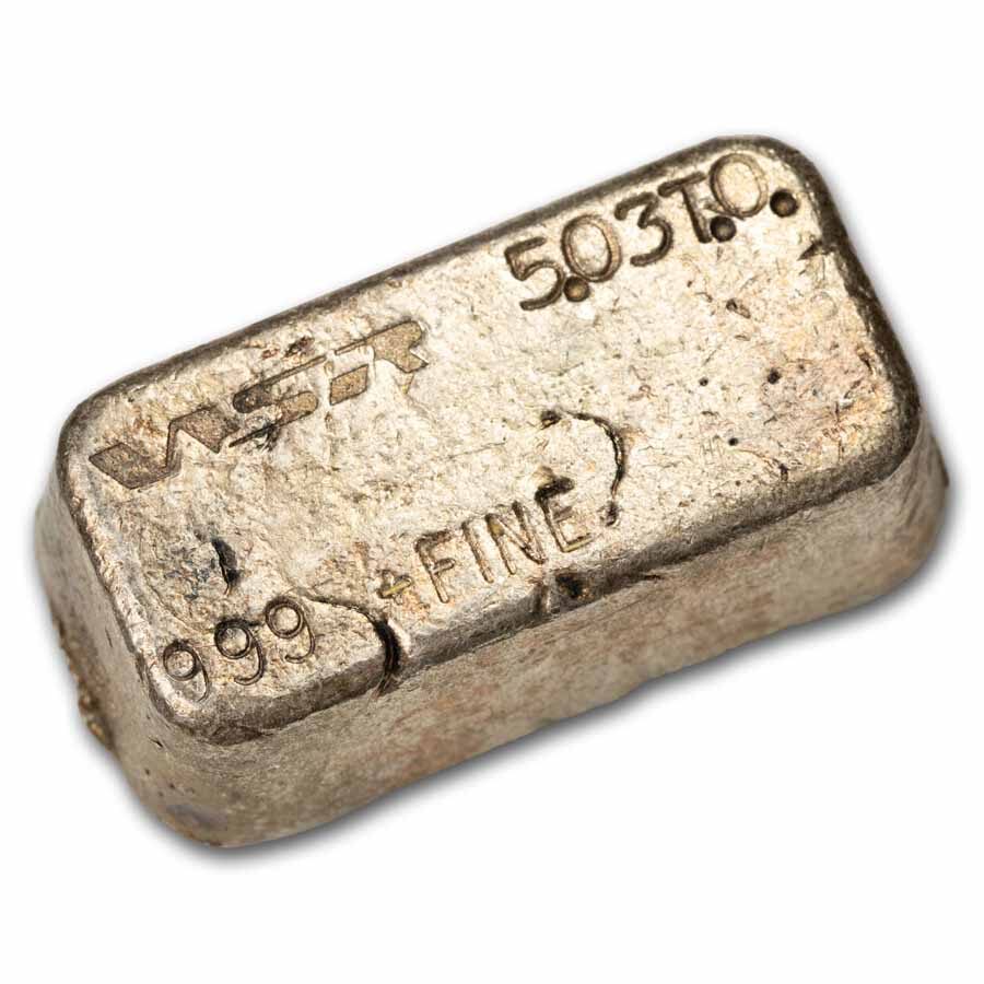 5.03 oz Silver Bar - WSR (Western States Refining)