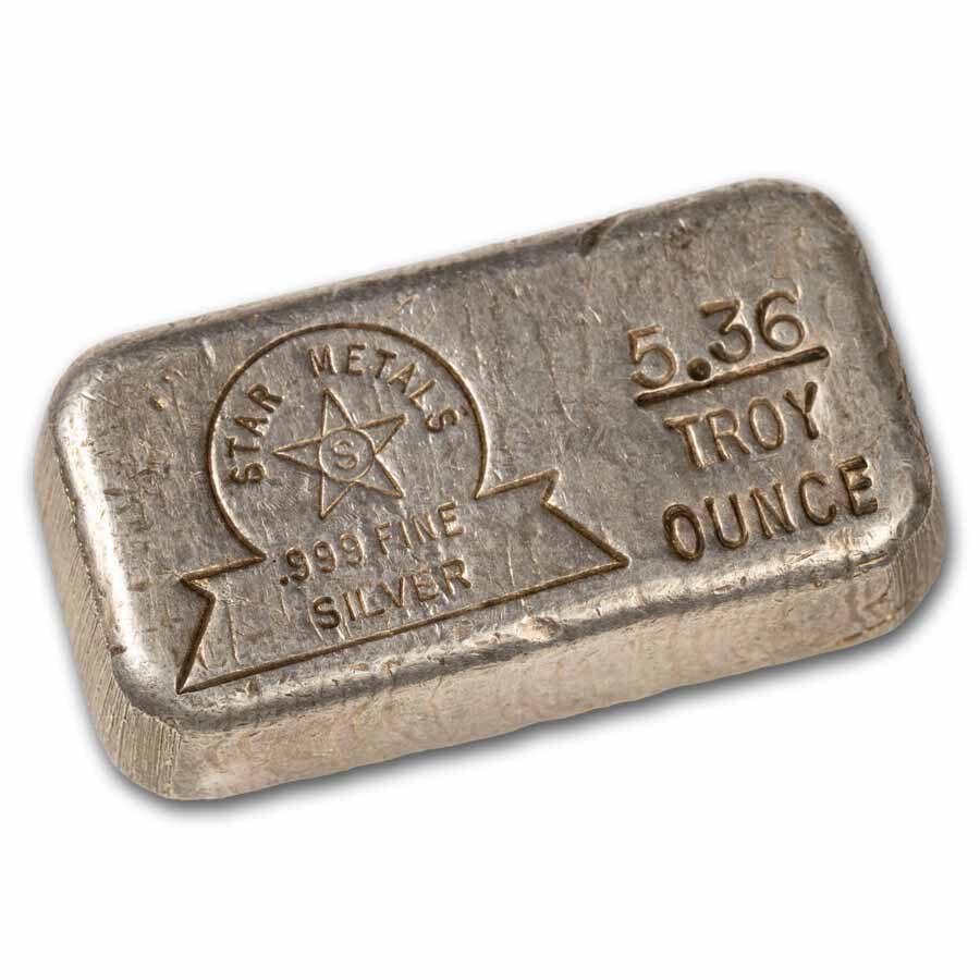 5.36 oz Silver Bar - Star Metals