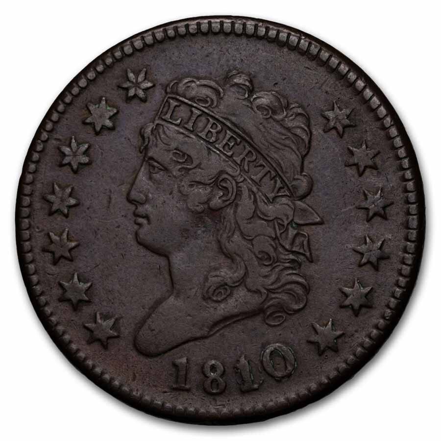 1810/09 Large Cent VF