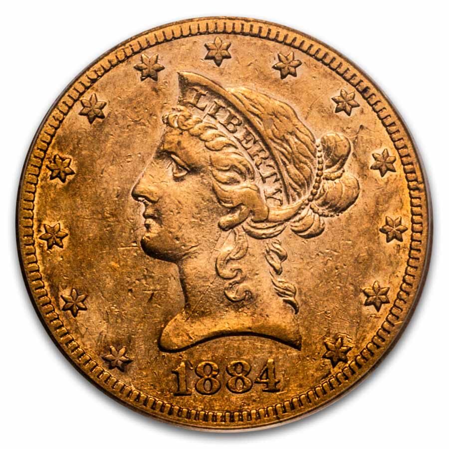 1884-CC $10 Liberty Gold Eagle XF-40 PCGS