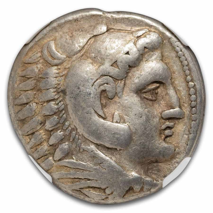 Kingdom of Macedon AR Tetradrachm Alex. III (336-323 BC) VF NGC