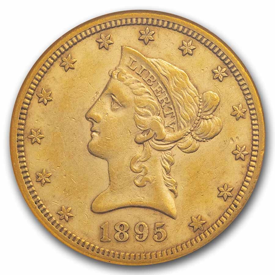 1895-S $10 Liberty Gold Eagle AU-55 NGC