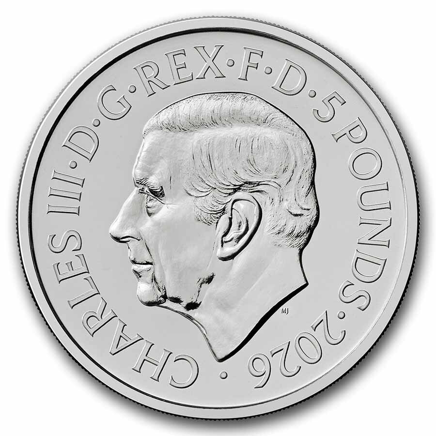 2026 Great Britain Ian Rank-Broadley Effigy £5 BU coin