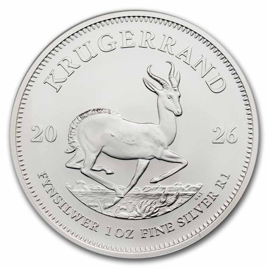 2026 South Africa 1 oz Silver Krugerrand MS-70 PCGS (FS)