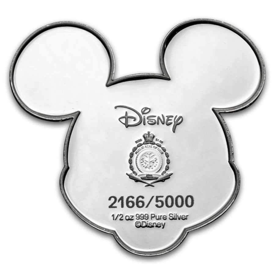 2026 Niue 1/2 oz Silver $1 Disney Expressions: Mickey Mouse