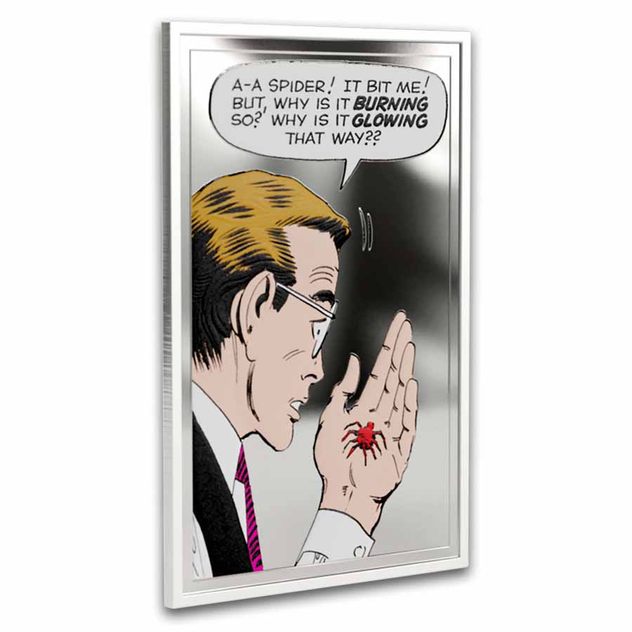 2026 Niue 1 oz Silver $2 Marvel: Spider-Man The Bite that Changed