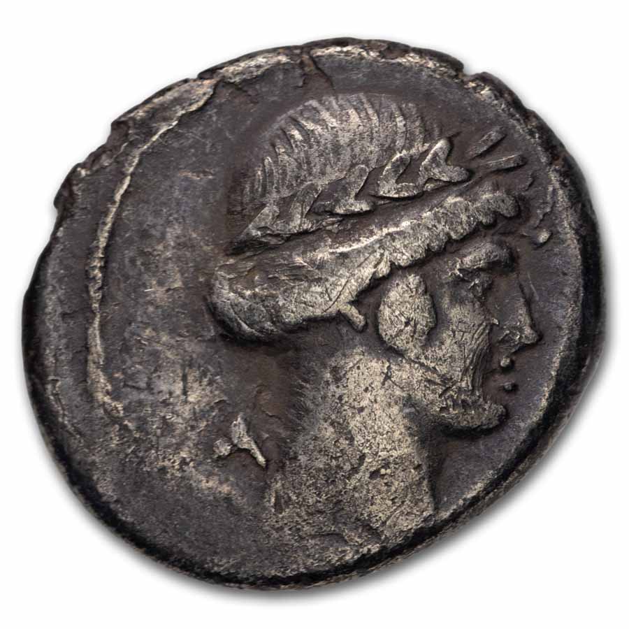 Roman AR Denarius C.Considius Paetus (46 BC) VF (Cr-465/2a)