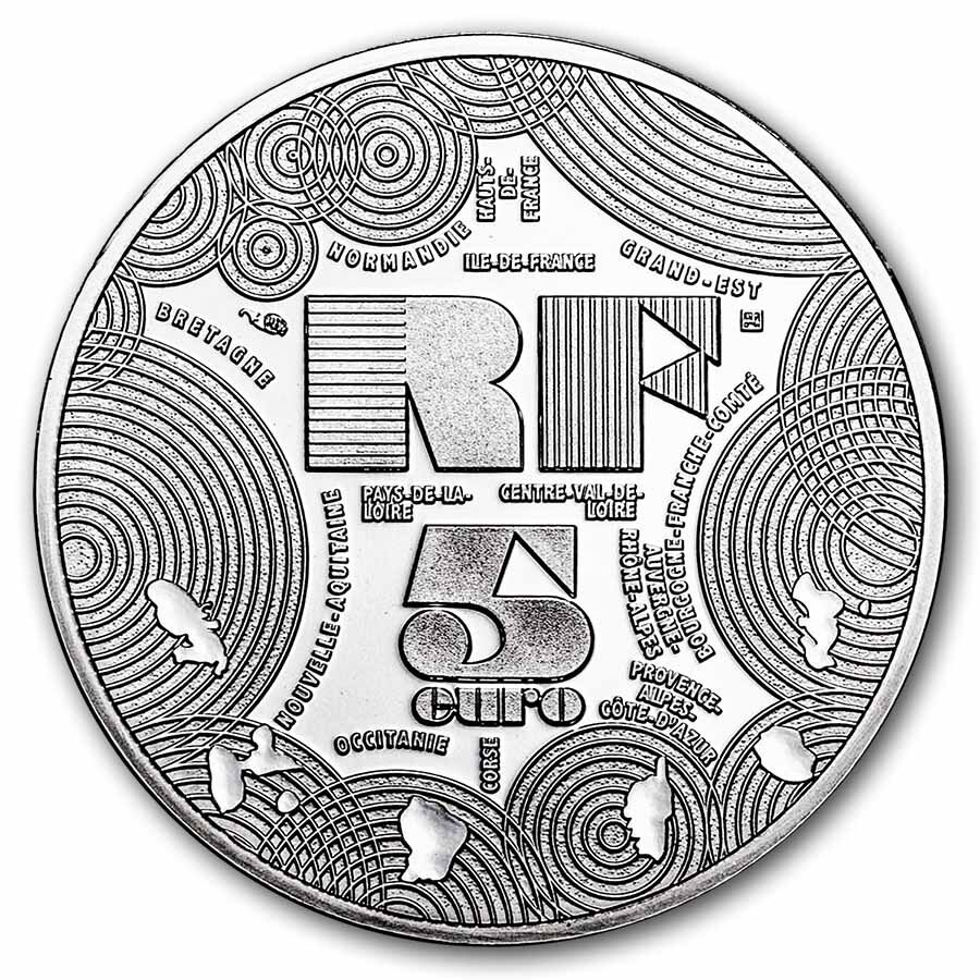 2026 France €5 Silver Proof French Regions: Grand Est
