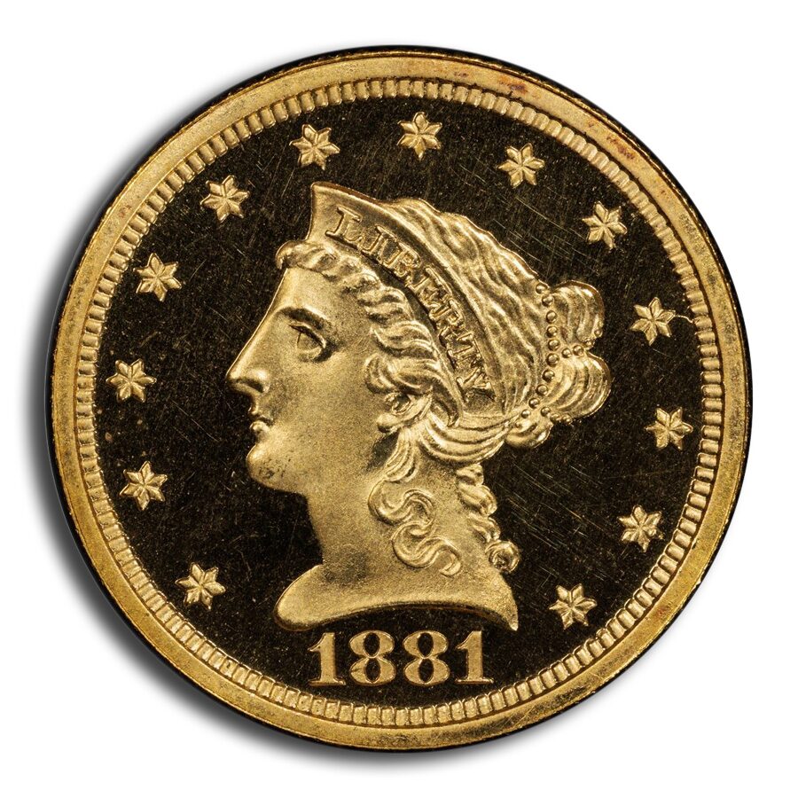 1881 $2.50 Liberty Gold Quarter Eagle PR-66+ DCAM PCGS CAC