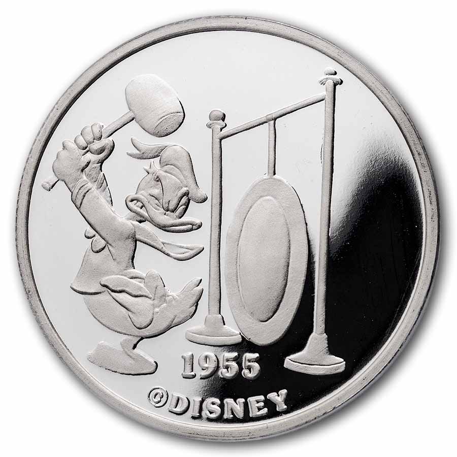 1 oz Silver - Donald Duck - Media Duck PR-69 PCGS
