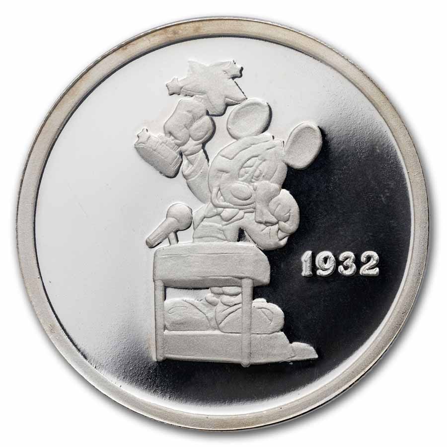 1 oz Silver Round - Hollywood Mickey (Award Mickey, PR-69 PCGS)