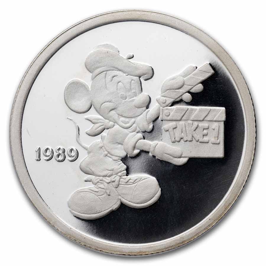 1 oz Silver Round- Hollywood Mickey (Director Mickey, PR-69 PCGS)