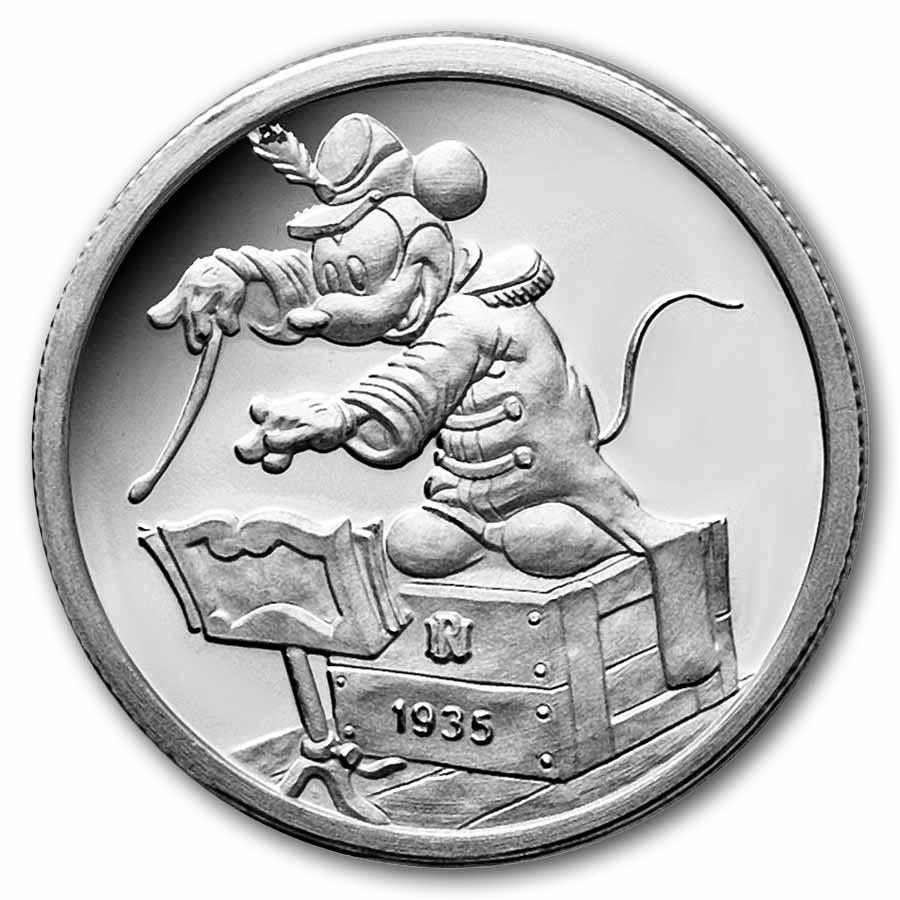 1988 1 oz Silver Disney's Leader of the Band PR-69 PCGS