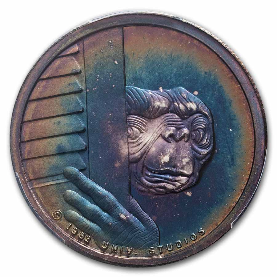 1/2 oz Silver Round- 1982 E.T. Behind Door PR-69 PCGS