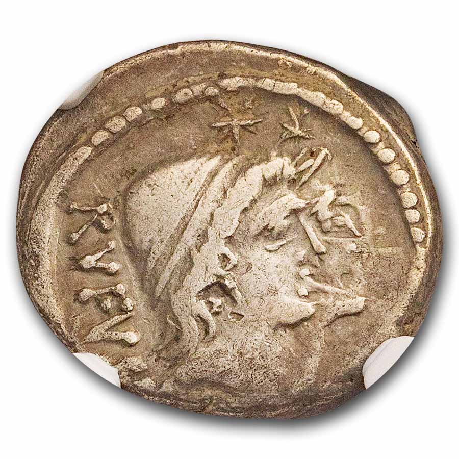 Roman Imperatorial AR Denarius Mn. Cordius Rufus (46 BC) VF NGC